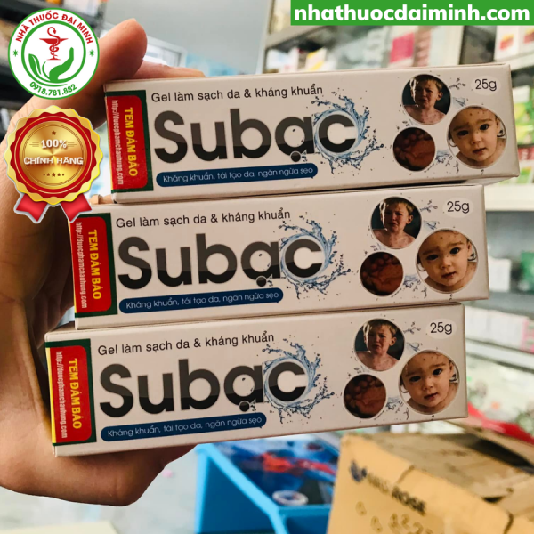 Gel Subạc / Gel Su Bạc Tuýp 25g - Hình ảnh 3