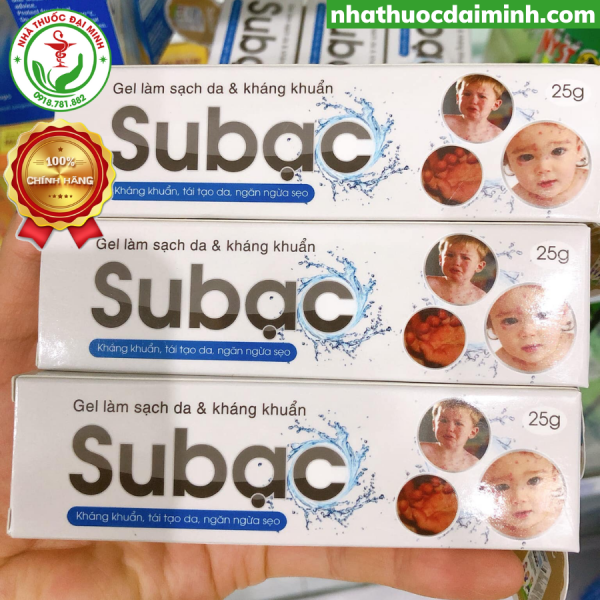 Gel Subạc / Gel Su Bạc Tuýp 25g - Hình ảnh 2