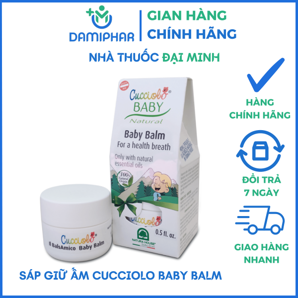 Sáp Giữ Ấm Baby Balm Cucciolo 15ml