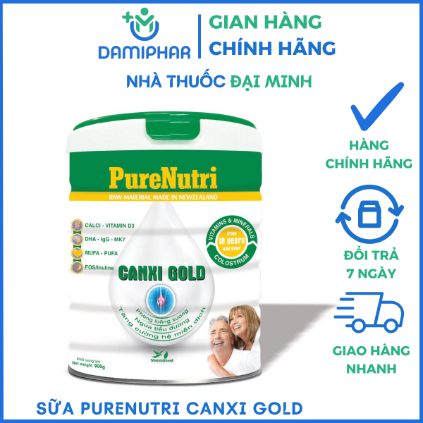 SỮA PURENUTRI CANXI GOLD - CHO XƯƠNG CHẮC KHỎE