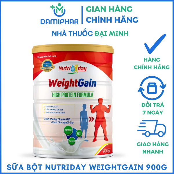 SỮA NUTRIDAY WEIGHT GAIN - DINH DƯỠNG ĐẶC BIỆT DÀNH CHO NGƯỜI GẦY