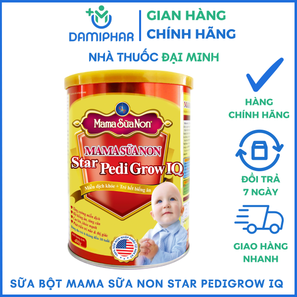 Sữa Bột Mama Sữa Non Star Pedi Grow IQ 800g