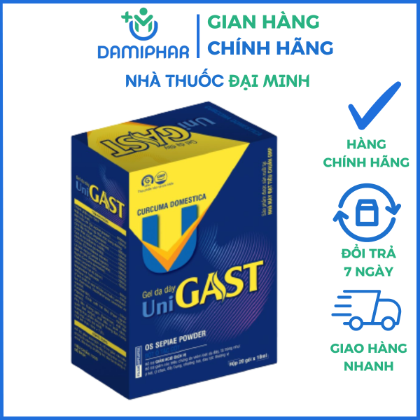 Gel Dạ Dày UniGas Hộp 15 Gói