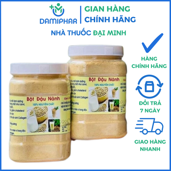 Bột Đậu Nành Nguyên Chất 100% Hộp 500g -