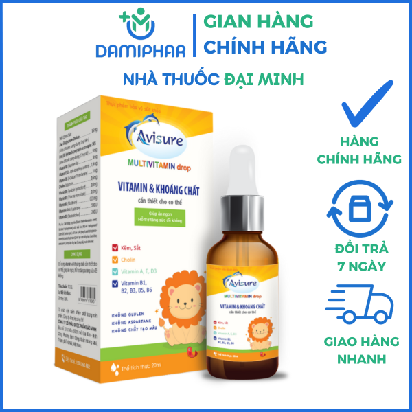 Avisure Multivitamin Drops Lọ 20ml - - Hình ảnh 2