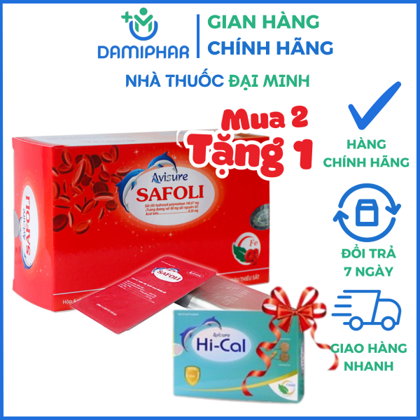 Avisure Safoli Hộp 30 Viên - Sắt Hữu Cơ Dành Cho Phụ Nữ Mang Thai