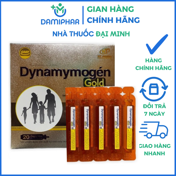 Tăng Đề Kháng Dynamymogen Gold Hộp 20 Ống