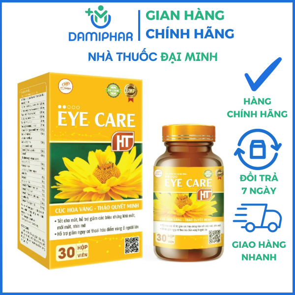 Viên Uống Bổ Mắt EYE CARE HT Hộp 30 Viên -