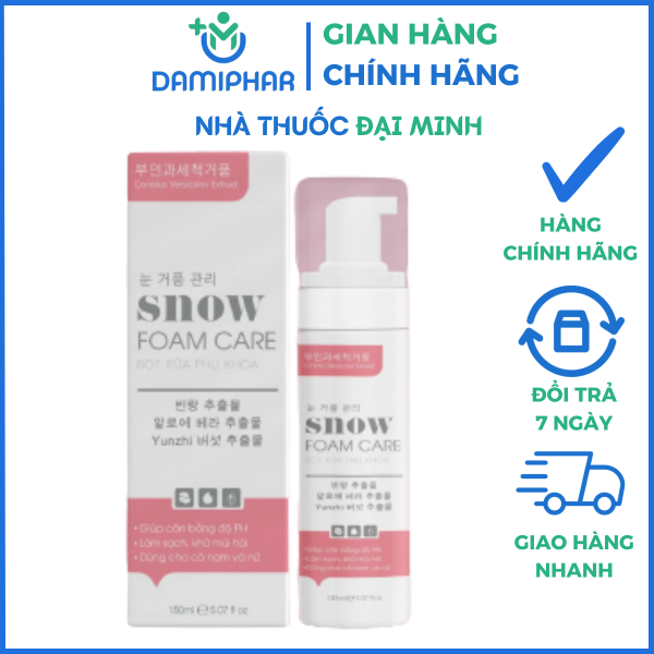 Bọt Rửa Phụ Khoa Snow Foam Care Lọ 150ml