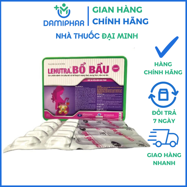 Lehutra Bổ Bầu Hộp 30 Viên -