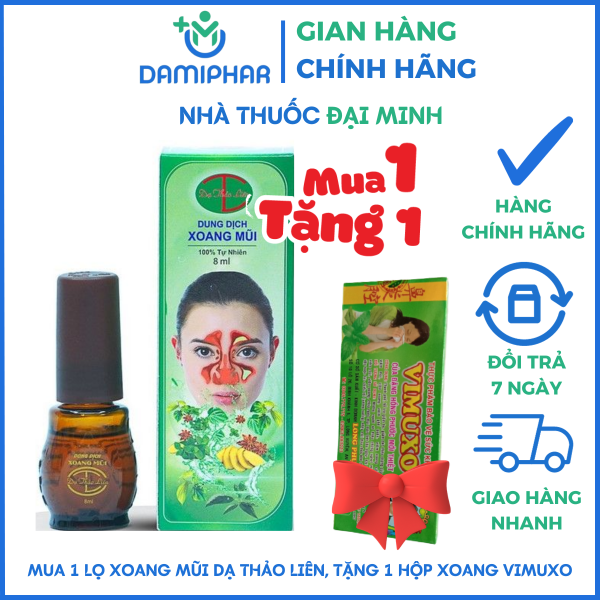 Dung Dịch Xoang Mũi Dạ Thảo Liên Lọ 8ml