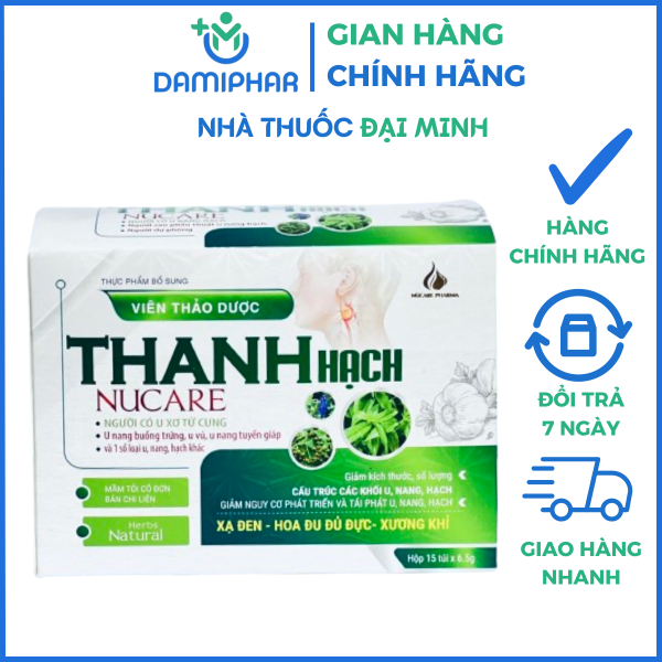 Viên Thảo Dược Thanh Hạch Nucare Lọ 100g