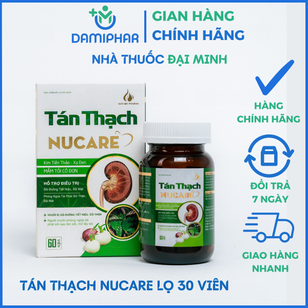 An Thạch Nucare Hộp 60 Viên - Hình ảnh 2