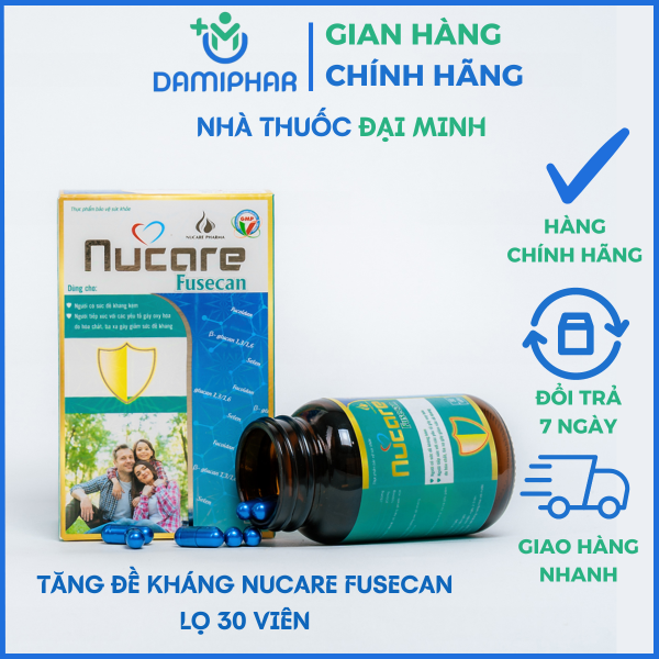 NUCARE FUSECAN TĂNG CƯỜNG SỨC ĐỀ KHÁNG - 60 viên/hộp