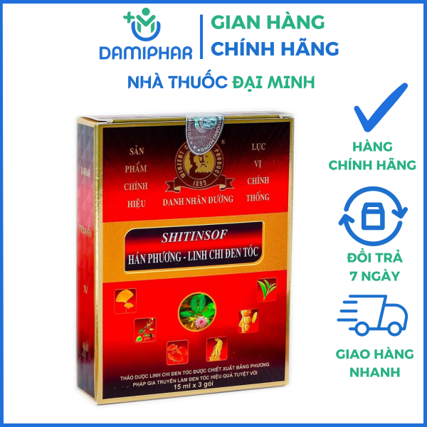 Dầu Gội Shitinsof – Hán Phương Linh Chi Đen Tóc -