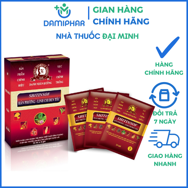 Dầu Gội Shitinsof – Hán Phương Linh Chi Đen Tóc - - Hình ảnh 2