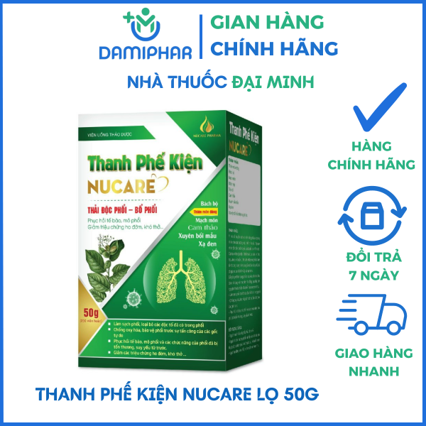 Thanh Phế Kiện Nucare Lọ 50g - Thải Độc Phổi, Bổ Phổi - Hình ảnh 2