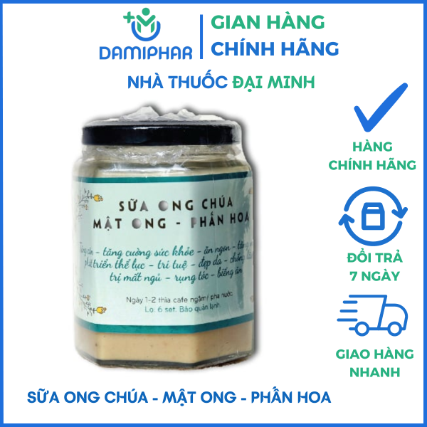 SỮA ONG CHÚA - MẬT ONG - PHẤN HOA NUCARE - Lọ 300g