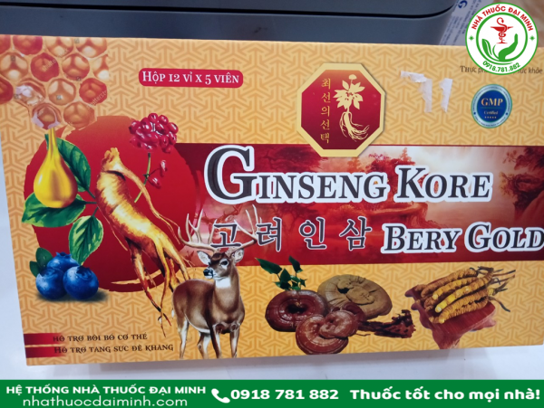 GINSENG KORE BERY GOLD - Hình ảnh 2