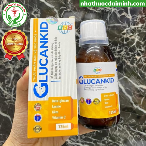 Glucankid, hỗ trợ tăng cường tiêu hóa, ăn ngon, nâng cao sức đề kháng