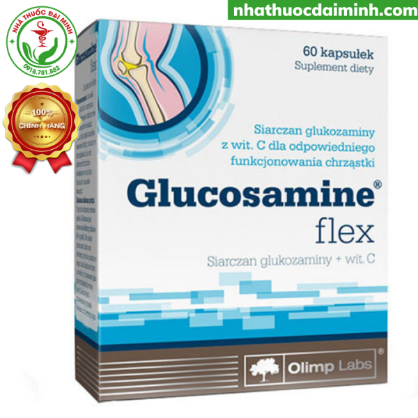 Glucosamine Flex Hộp 60 Viên - Hỗ Trợ Giảm Thoái Hóa Khớp, Đau Xương Khớp, Khô Khớp - Hình ảnh 3