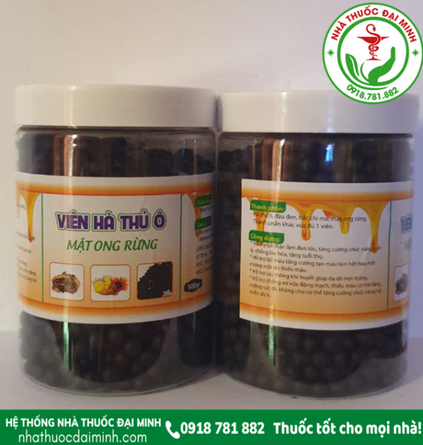 VIÊN HÀ THỦ Ô MẬT ONG RỪNG - 500g