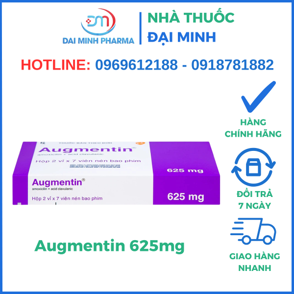 Thuốc Kháng Sinh Augmentin 625mg - Hình ảnh 4