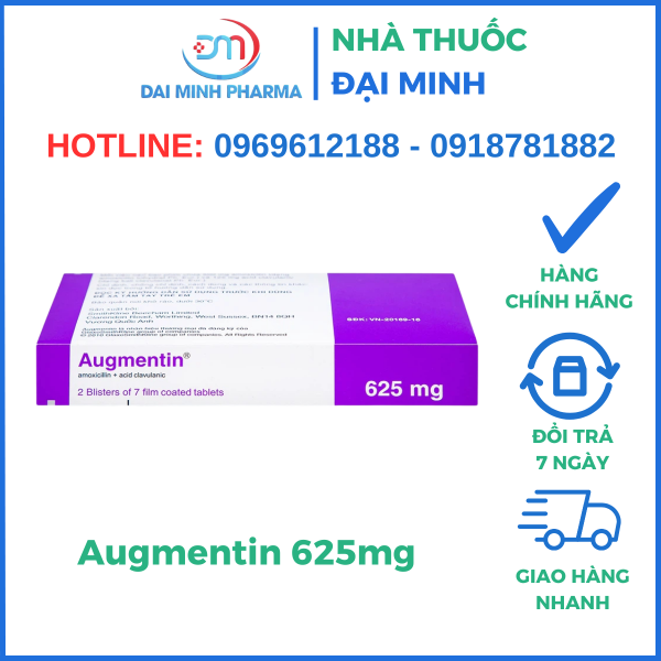 Thuốc Kháng Sinh Augmentin 625mg - Hình ảnh 3