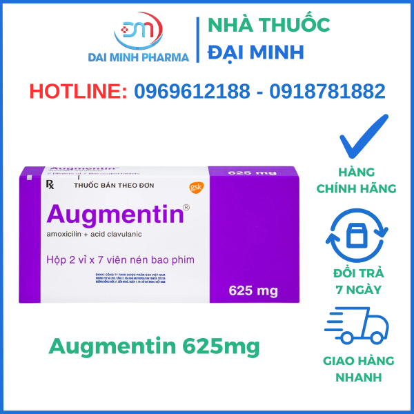 Thuốc Kháng Sinh Augmentin 625mg - Hình ảnh 2