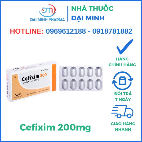 Thuốc Kháng Sinh Cefixim 200mg - Hình ảnh 2