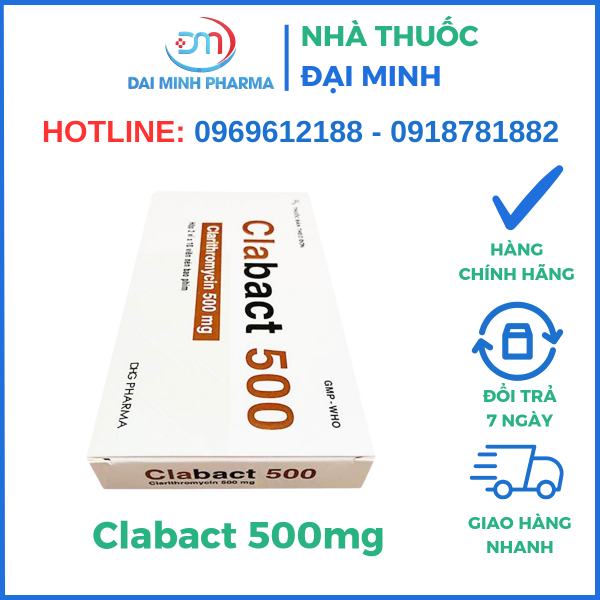 Thuốc Kháng Sinh Clabact 500mg - Hình ảnh 4