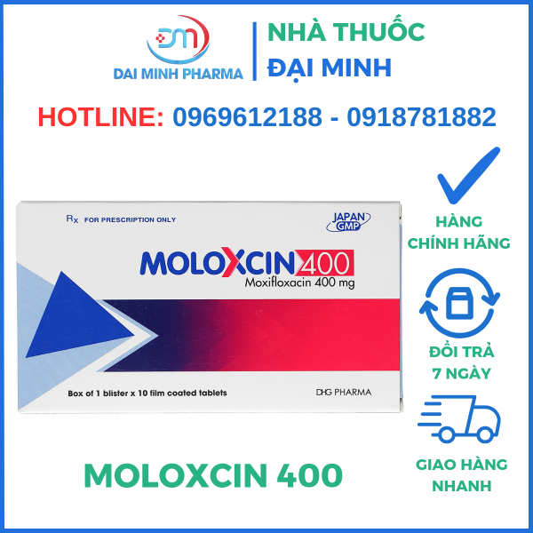 Thuốc Kháng Sinh MOLOXCIN 400