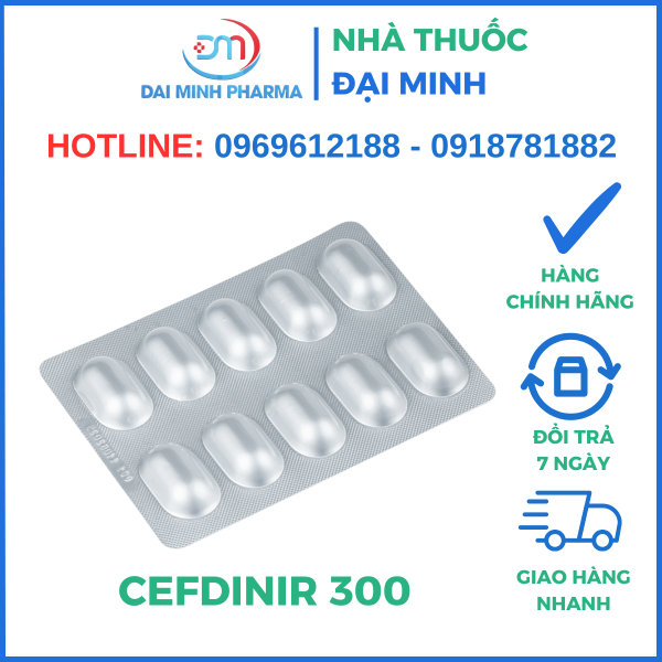 Thuốc Kháng Sinh CEFDINIR 300mg - Hình ảnh 2