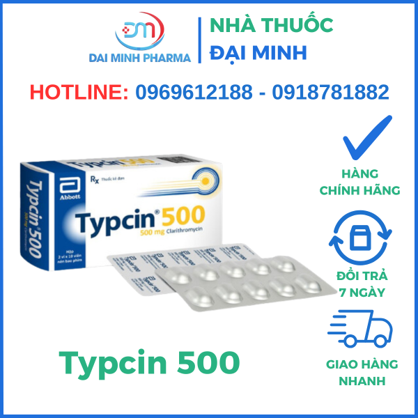 Thuốc Kháng Sinh Typcin 500mg