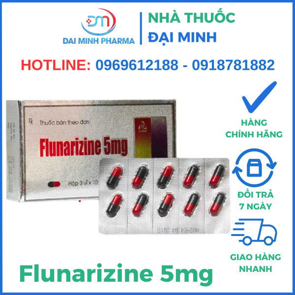 Thuốc Flunarizine 5mg