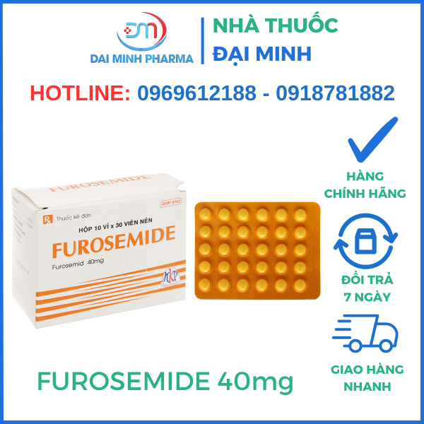 Thuốc FUROSEMIDE 40mg - Hình ảnh 2