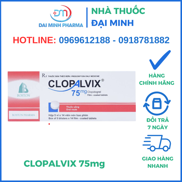 Thuốc CLOPALVIX 75mg - Hình ảnh 2
