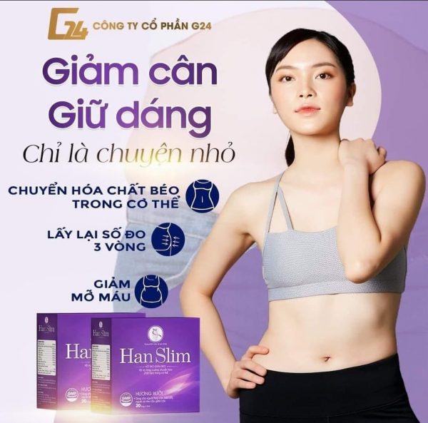 Han Slim (Hộp 20 Ống) - Hỗ Trợ Giảm Cân, Giảm Mỡ Thừa - Hình ảnh 6