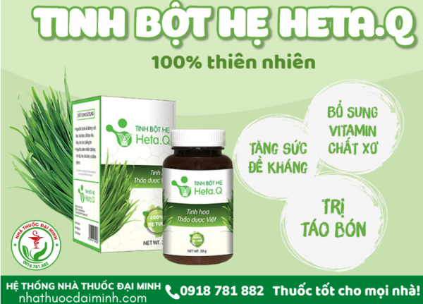 TINH BỘT HẸ HETA.Q - THỰC PHẨM BỔ SUNG CHẤT XƠ - Hình ảnh 3