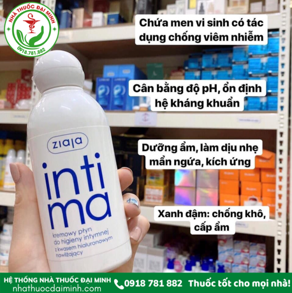 Dung dịch vệ sinh phụ nữ Intima Ziaja 200ml, Ba Lan - Hình ảnh 5