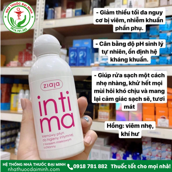 Dung dịch vệ sinh phụ nữ Intima Ziaja 200ml, Ba Lan - Hình ảnh 4