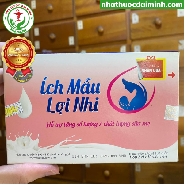 VIÊN UỐNG LỢI SỮA ÍCH MẪU LỢI NHI