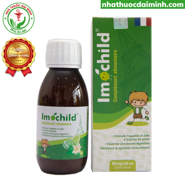 Siro Imochild Lọ 125ml – Tăng đề kháng, trẻ ăn ngon - Hình ảnh 2