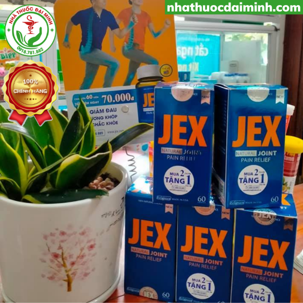 Viên uống Jex Natural Ecogreen giúp bổ khớp, bảo vệ khớp (60 viên) - Hình ảnh 2