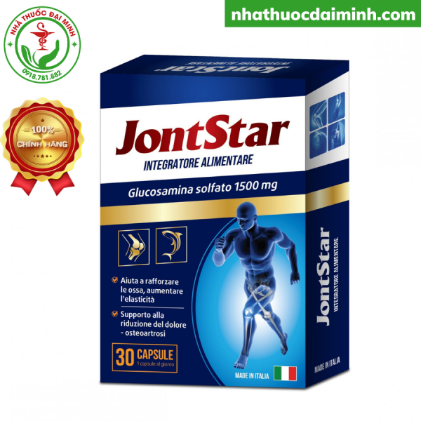 Viên Bổ Khớp Jontstar Glucosamin 1500mg Hộp 30 Viên - Bảo Vệ Sụn Khớp - Hình ảnh 2