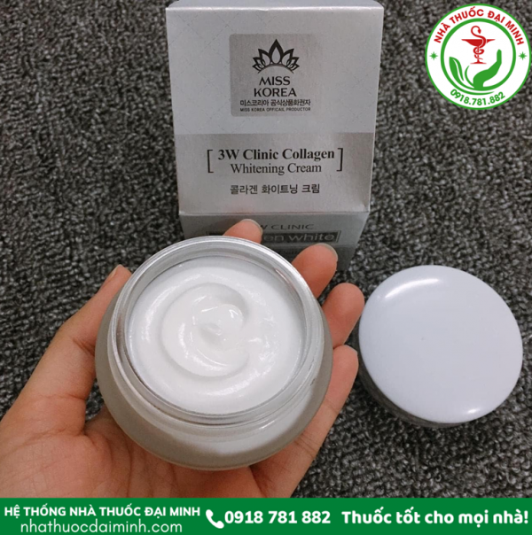 Kem dưỡng trắng da 3W Clinic Collagen White từ Hàn Quốc - Hình ảnh 2