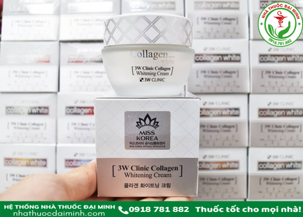 Kem dưỡng trắng da 3W Clinic Collagen White từ Hàn Quốc