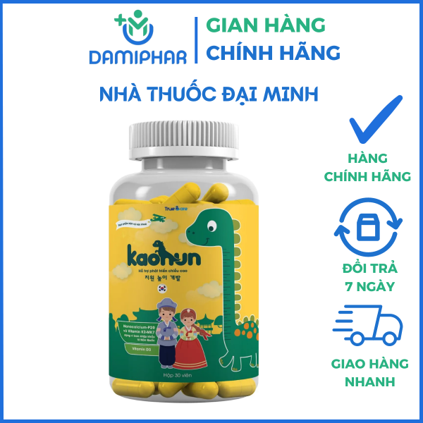 Viên Uống Kaohun Lọ 30 Viên - Hỗ Trợ Phát Triển Chiều Cao Ở Trẻ - Hình ảnh 2