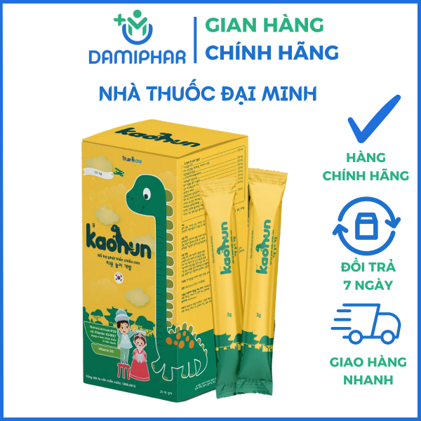 Cốm Kaohun Hộp 15 Gói - Hỗ Trợ Phát Triển Chiều Cao Ở Trẻ - Hình ảnh 3