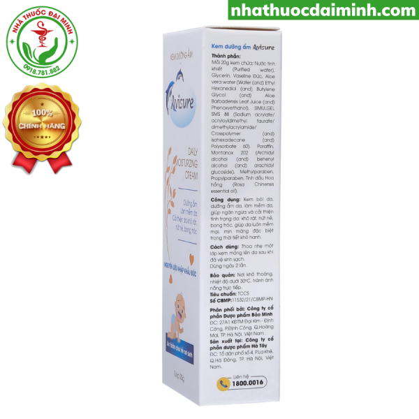 Kem Dưỡng Ẩm Cho Bé Avisure Baby 20g - - Hình ảnh 4